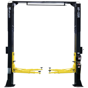 APlusLift 12,000LB 2-Post Overhead Single Release Direct Drive Car Lift with A 3-Year Warranty - AP-12SR